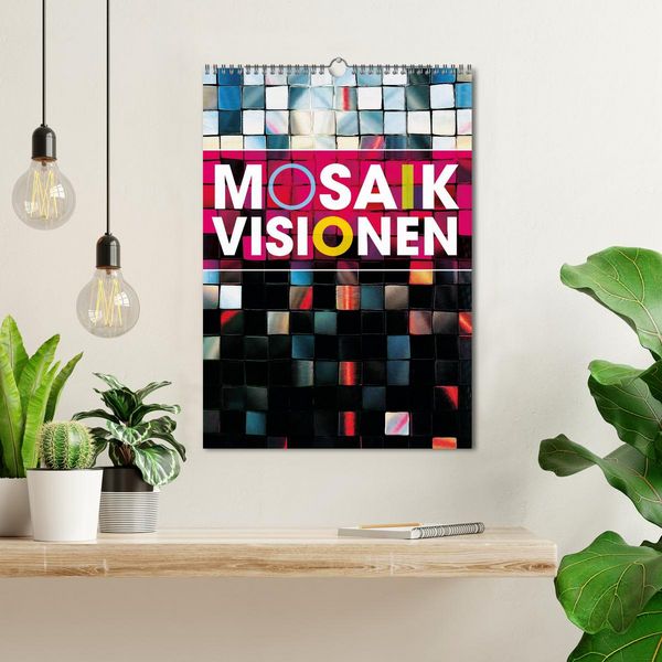Produktbild: MOSAIK-VISIONEN (Wandkalender 2026 DIN A3 hoch), CALVENDO Monatskalender