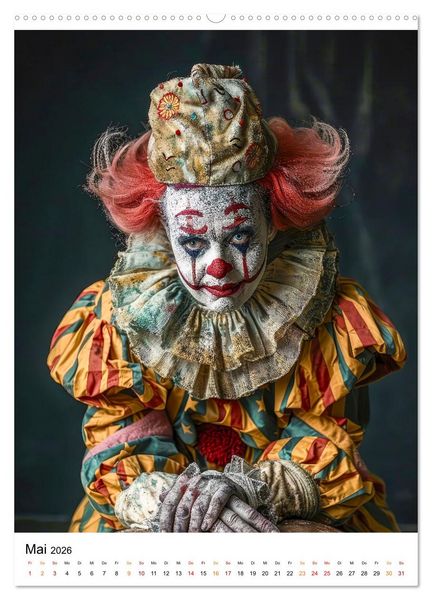 Produktbild: Der Clown (Wandkalender 2026 DIN A2 hoch), CALVENDO Monatskalender