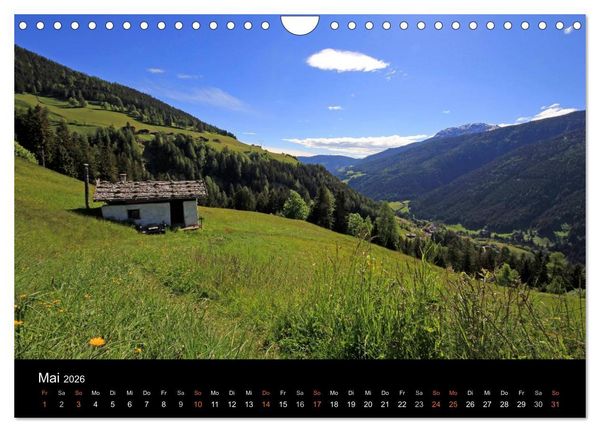 Produktbild: Das Ultental und seine Jahreszeiten (Wandkalender 2026 DIN A4 quer), CALVENDO Monatskalender