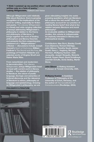 Produktbild: The Literary Wittgenstein