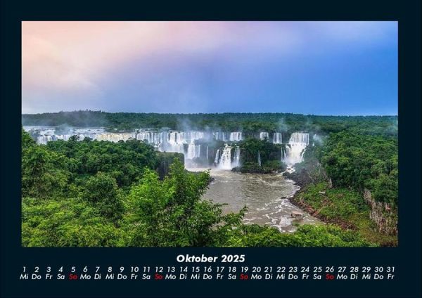 Produktbild: Wasserf&auml;lle 2025 Fotokalender DIN A4