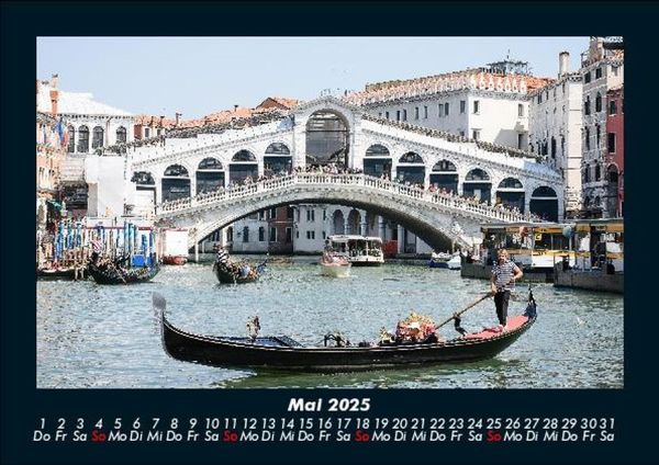 Produktbild: Venedig 2025 Fotokalender DIN A5