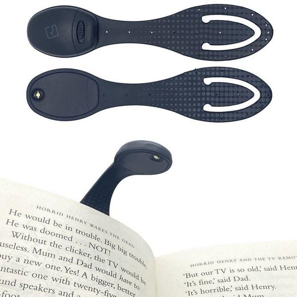 Produktbild: Flexilight Leselicht Black Dots &ndash; Schwarzes 2-in-1 LED-Leselicht