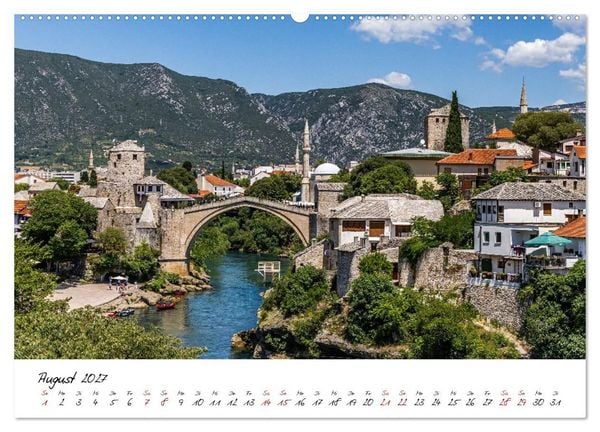 Produktbild: Bosnien-Herzegowina, unber&uuml;hrte Natur und touristische Highlights (hochwertiger Premium Wandkalender 2027 DIN A2 quer), Kunstdruck in Hochglanz