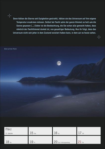Produktbild: Stephen Hawking - Universum Wochenplaner 2027 - 53 faszinierende Bilder und Zitate