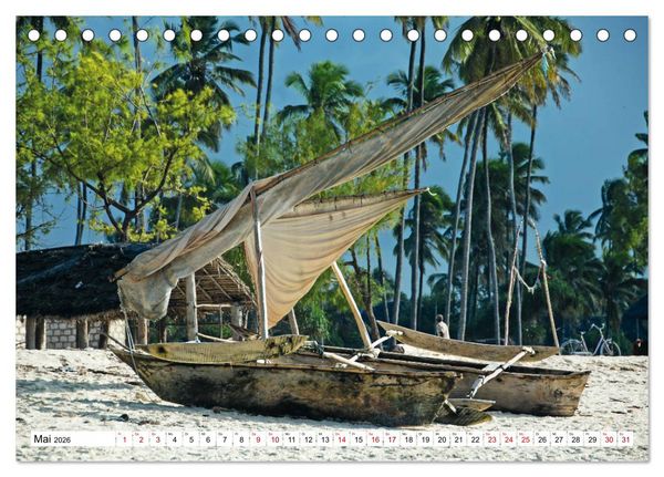 Produktbild: Die Gew&uuml;rzinsel Sansibar (Tischkalender 2026 DIN A5 quer), CALVENDO Monatskalender