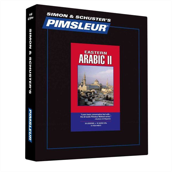 Produktbild: Pimsleur Arabic (Eastern) Level 2 CD, 2: Learn to Speak and Understand Eastern Arabic with Pimsleur Language Programs