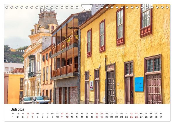 Produktbild: Teneriffas sch&ouml;nste St&auml;dte - La Laguna und La Orotava (Wandkalender 2026 DIN A4 quer), CALVENDO Monatskalender