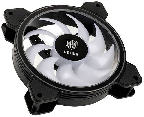 Produktbild: Kolink UMBRA 120mm PC-Geh&auml;use-L&uuml;fter RGB (B x H x T) 120 x 25 x 120mm