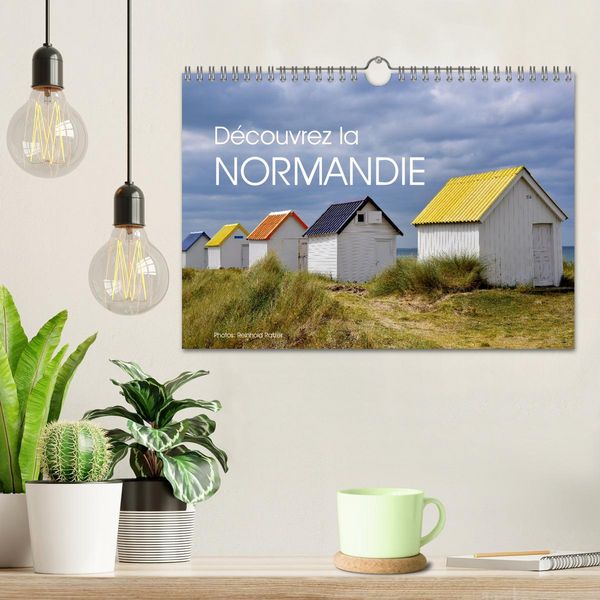 Produktbild: D&eacute;couvrez la Normandie (Calendrier mural 2026 DIN A4 vertical), CALVENDO calendrier mensuel
