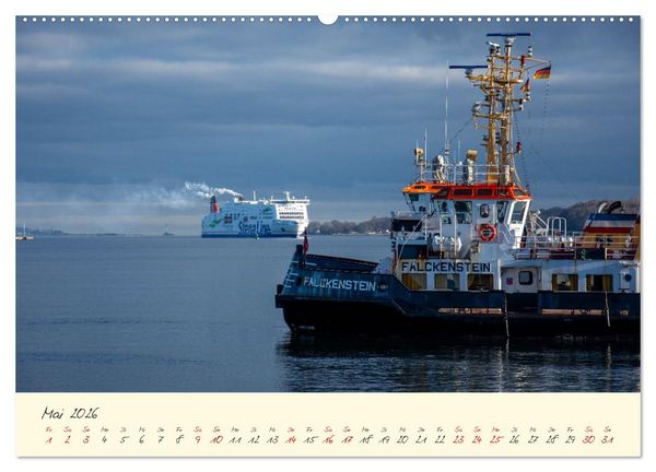 Produktbild: Kiel &ndash; Maritimes Flair im Wandel der Jahreszeiten (hochwertiger Premium Wandkalender 2026 DIN A2 quer), Kunstdruck in Hochglanz