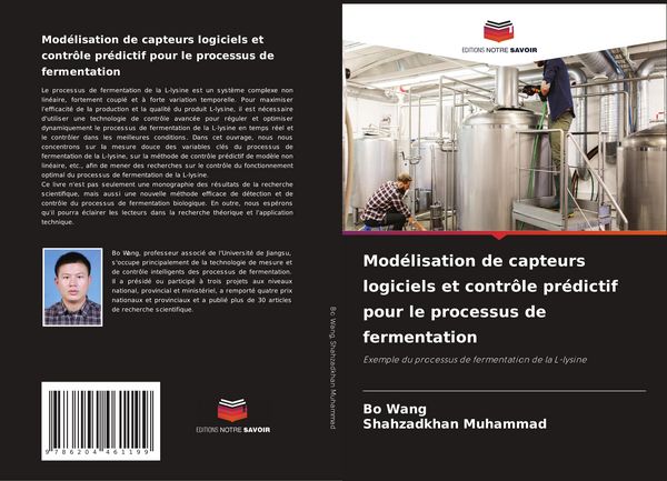 Produktbild: Mod&eacute;lisation de capteurs logiciels et contr&ocirc;le pr&eacute;dictif pour le processus de fermentation