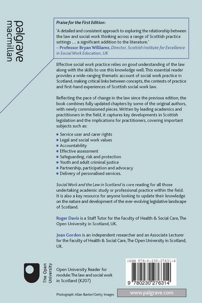 Produktbild: Social Work and the Law in Scotland