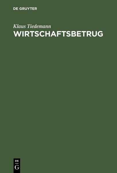 Produktbild: Wirtschaftsbetrug