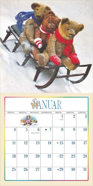 Produktbild: Der Teddyb&auml;r Kalender 2027