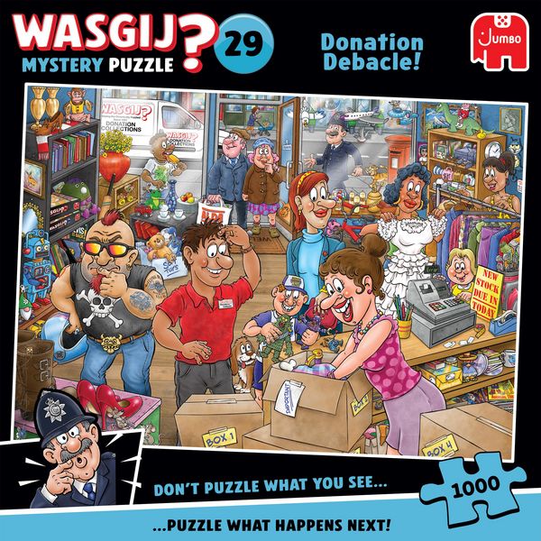 Produktbild: Wasgij Mystery 29 - Spenden-Desaster (1000 pieces)
