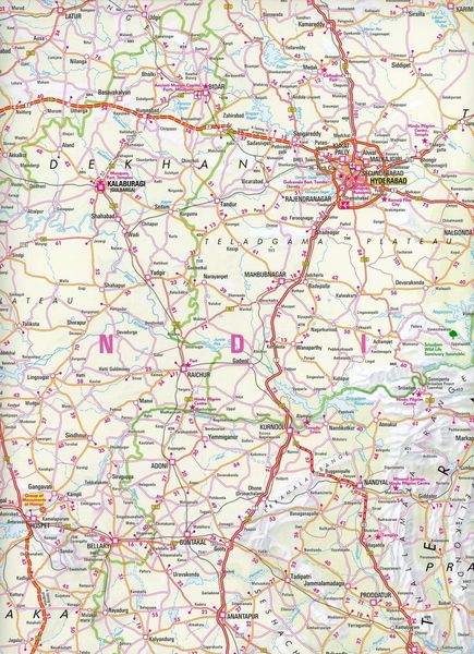 Produktbild: Nelles Map India: South 1:1 500 000