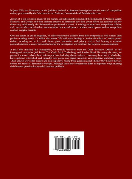 Produktbild: Investigation Of Competition In Digital Markets