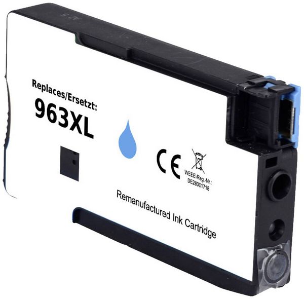 Produktbild: Renkforce Druckerpatrone ersetzt HP 963XL, 3JA27AE Kompatibel Cyan RF-5706052
