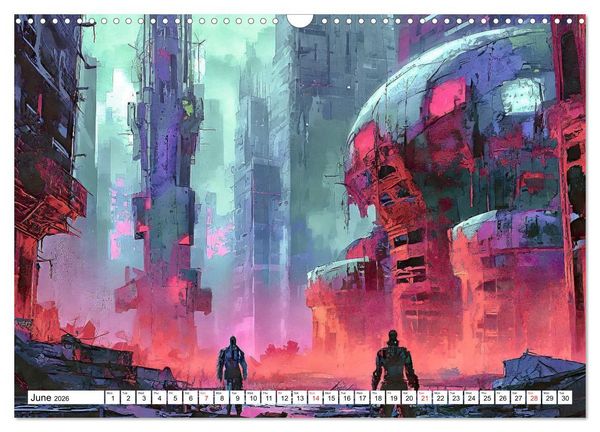 Produktbild: Braun, W: Bizarre Poetry of Doom (Wall Calendar 2026 DIN A3