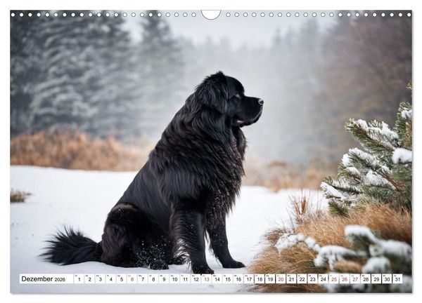 Produktbild: Neufundl&auml;nder - Liebenswerte B&auml;ren (Wandkalender 2026 DIN A3 quer), CALVENDO Monatskalender