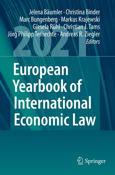 Produktbild: European Yearbook of International Economic Law 2021