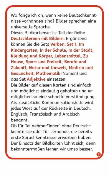 Produktbild: Verben: Set 2 - Deutsch, Englisch, Franz&ouml;sisch und Arabisch