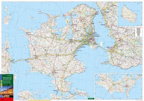 Produktbild: D&auml;nemark Nord und S&uuml;d, Stra&szlig;enkarten-Set 1:150.000, freytag & berndt