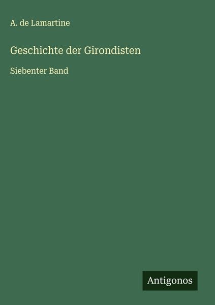 Produktbild: Geschichte der Girondisten