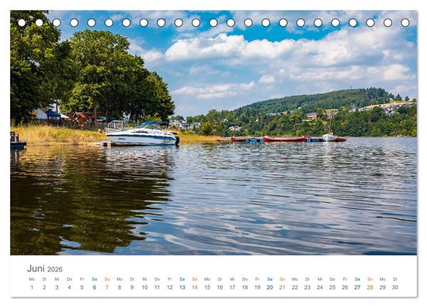 Produktbild: Rennsteig - Weitwanderweg (Tischkalender 2026 DIN A5 quer), CALVENDO Monatskalender