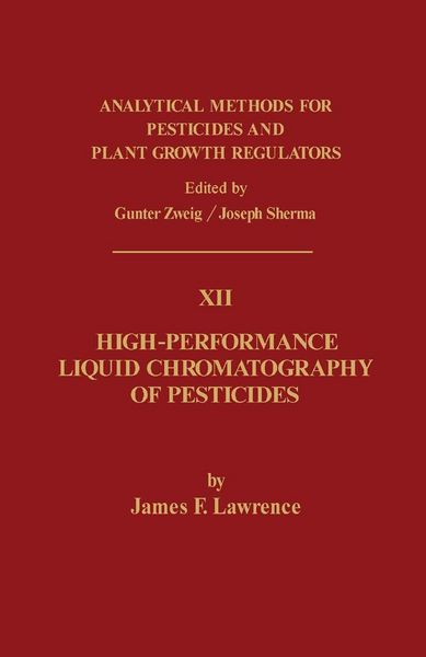 Produktbild: High-Performance Liquid Chromatography of Pesticides