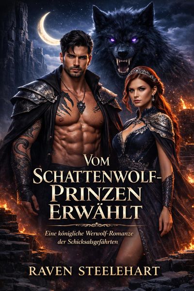 Produktbild: Vom Schattenwolf-Prinzen Erw&auml;hlt: Eine k&ouml;nigliche Werwolf-Romanze der Schicksalsgef&auml;hrten