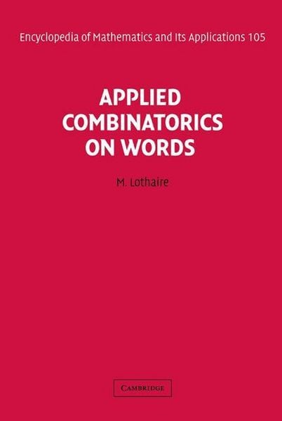 Produktbild: Applied Combinatorics on Words