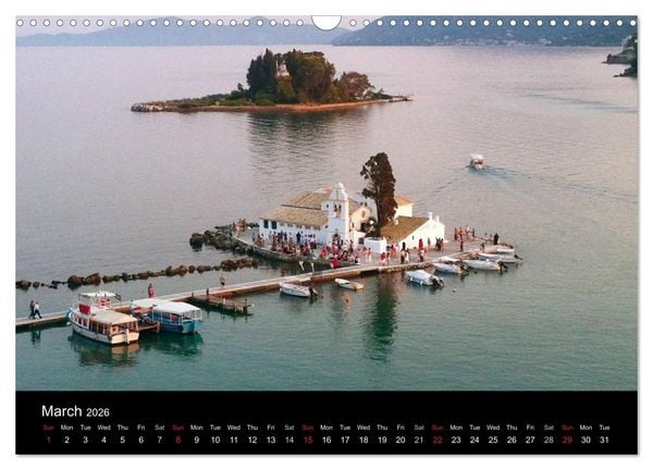 Produktbild: Corfu Dream Island (Wall Calendar 2026 DIN A3 landscape), CALVENDO 12 Month Wall Calendar
