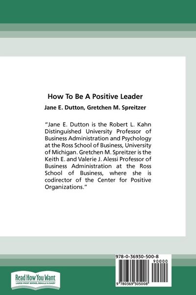 Produktbild: How to Be a Positive Leader