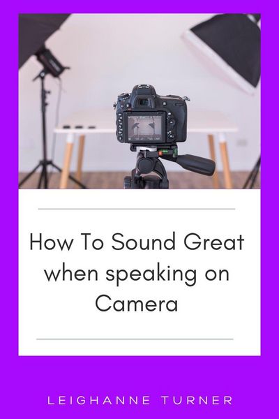 Produktbild: How To Sound Great When Speaking On Camera