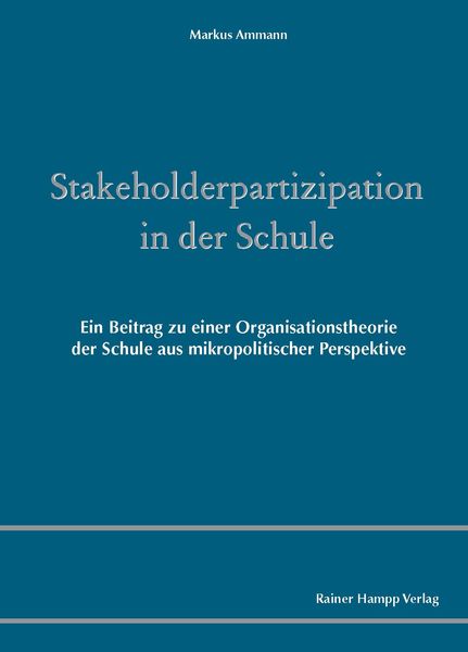 Produktbild: Stakeholderpartizipation in der Schule