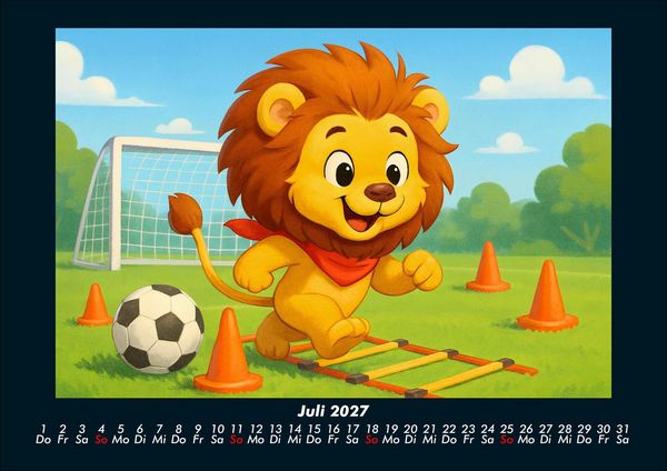 Produktbild: Buschi und das Fu&szlig;balljahr 2027 Fotokalender DIN A4