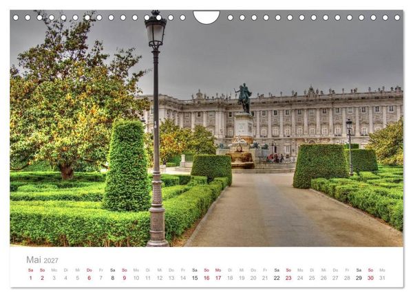 Produktbild: Madrid eine Stadt zum Verlieben (Wandkalender 2027 DIN A4 quer), CALVENDO Monatskalender