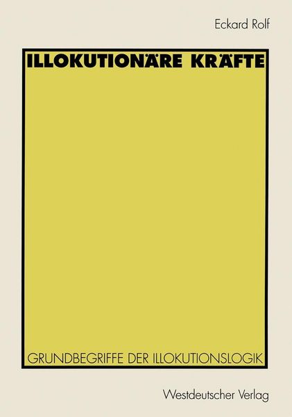 Produktbild: Illokution&auml;re Kr&auml;fte