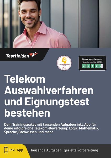 Produktbild: Telekom Auswahlverfahren: und Eignungstest bestehen - Dein Trainingspaket mit ta
