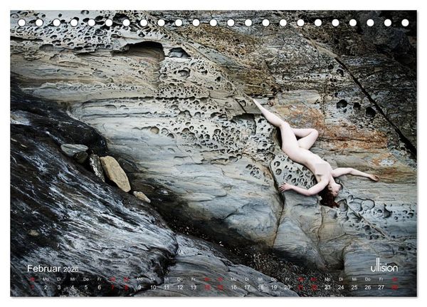 Produktbild: Poesie der Stille &ndash; Akt in der Natur (Tischkalender 2026 DIN A5 quer), CALVENDO Monatskalender