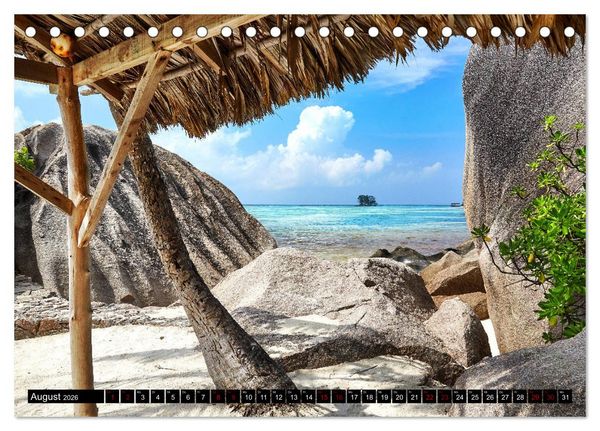 Produktbild: Seychellen Paradies 2026 (Tischkalender 2026 DIN A5 quer), CALVENDO Monatskalender