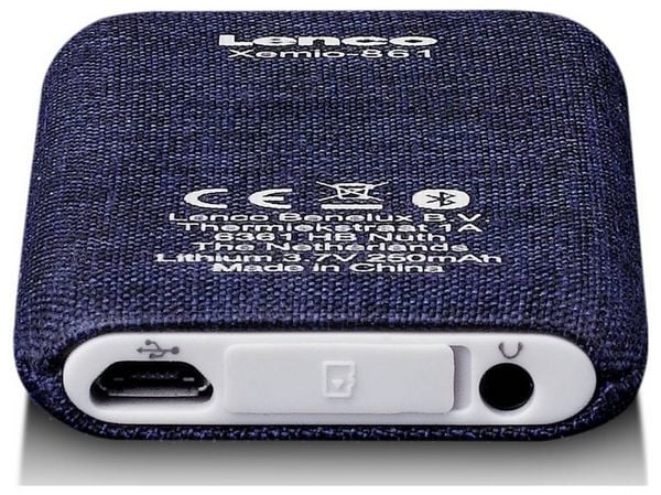 Produktbild: Lenco Xemio-861BU Tragbarer MP3-Player Blau