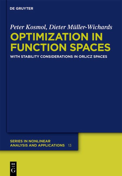 Produktbild: Optimization in Function Spaces