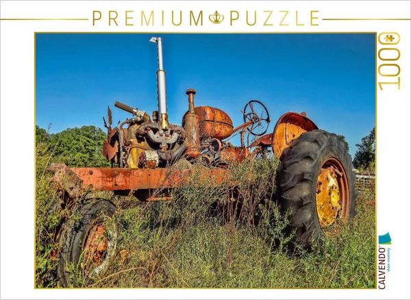 Produktbild: CALVENDO Puzzle Ein Motiv aus dem Kalender Traktoren - game over | 1000 Teile Lege-Gr&ouml;&szlig;e 64x48cm Foto-Puzzle f&uuml;r gl&uuml;ckliche Stunden