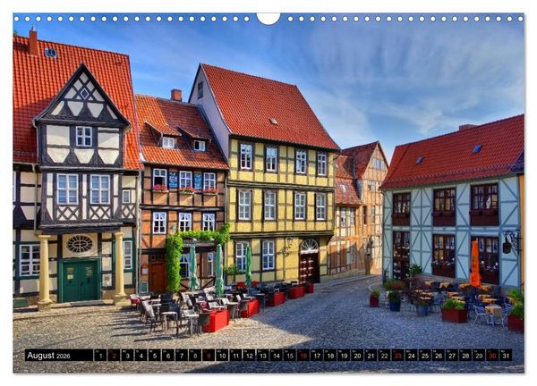 Produktbild: Quedlinburg - Welterbestadt im Harz (Wandkalender 2026 DIN A3 quer), CALVENDO Monatskalender