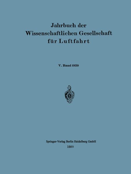 Produktbild: Jahrbuch der Wissenschaftlichen Gesellschaft f&uuml;r Luftfahrt