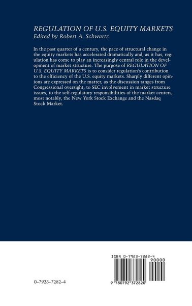 Produktbild: Regulation of U.S. Equity Markets