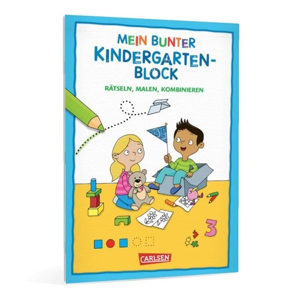 Produktbild: R&auml;tseln f&uuml;r Kita-Kinder: Mein bunter Kindergarten-Block: R&auml;tseln, malen, kombinieren